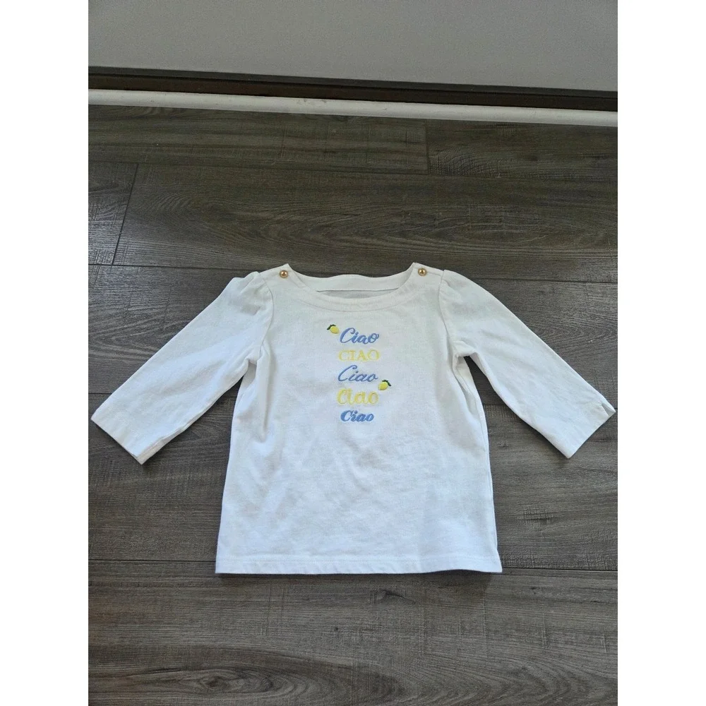 Janie and jack toddler girl long sleeve top 4t‎